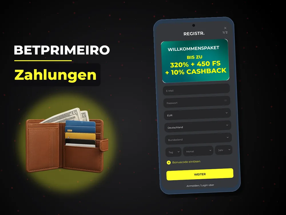 Betprimeiro - Zahlungen