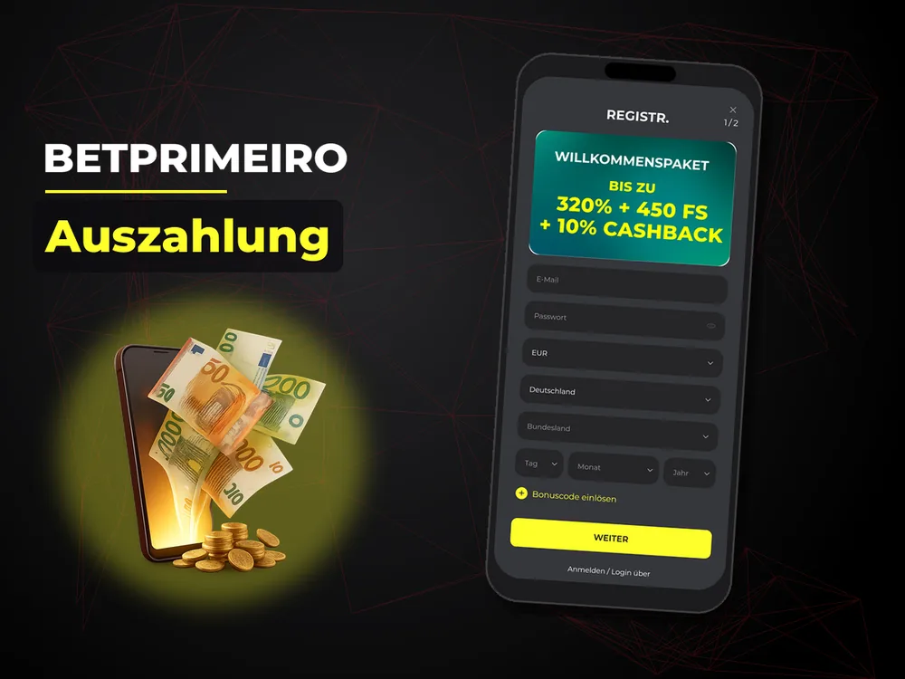 Betprimeiro - Auszahlung