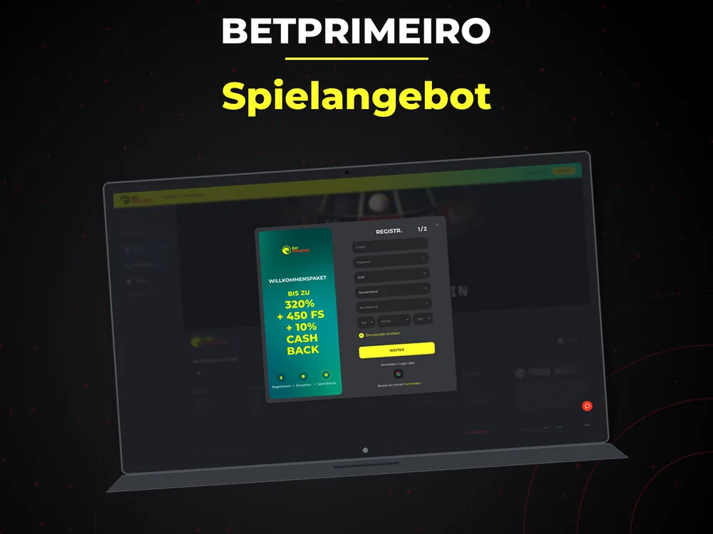 Betprimeiro - Spielangebot