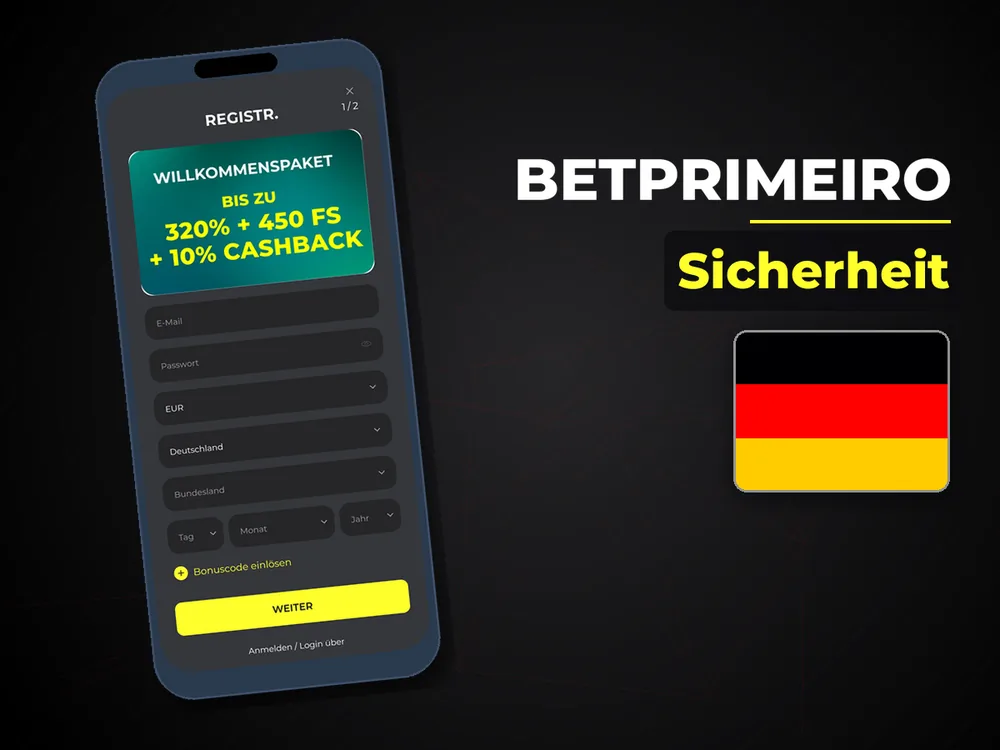 Betprimeiro - Sicherheit