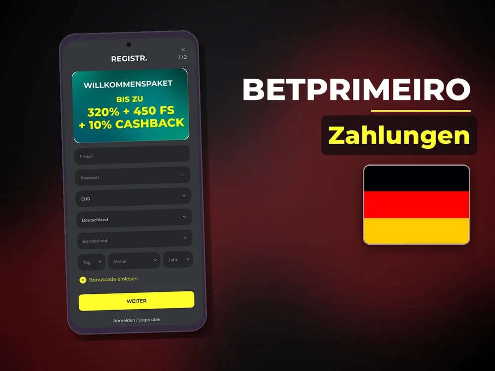 Betprimeiro - Zahlungen