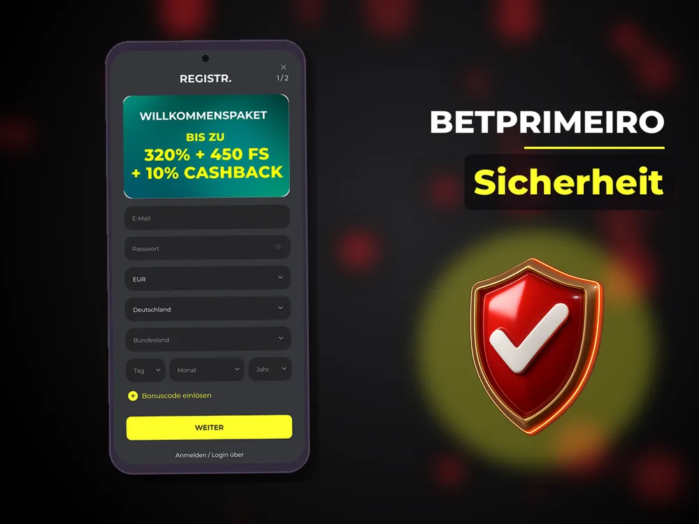 Betprimeiro - Sicherheit