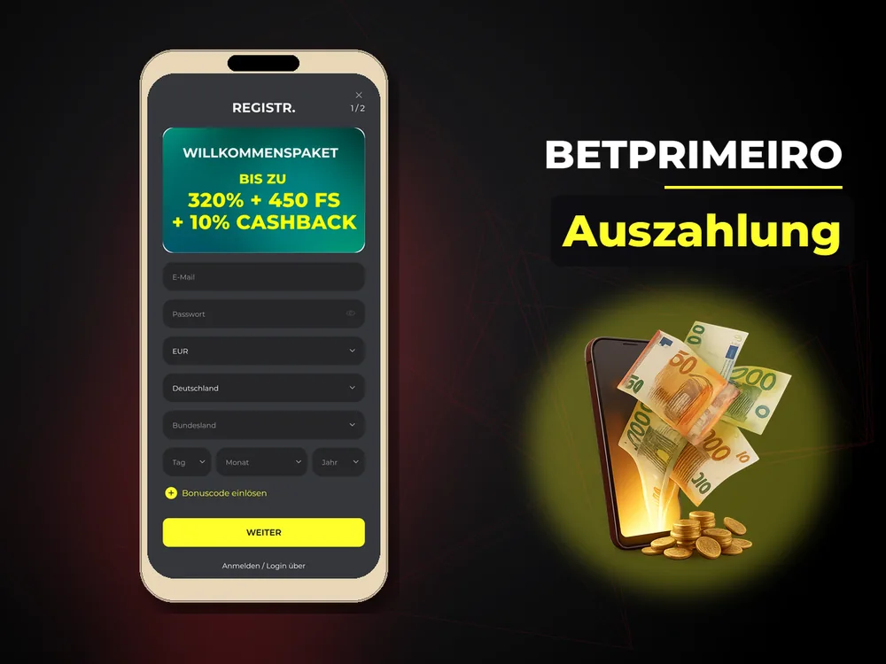 Betprimeiro - Auszahlung
