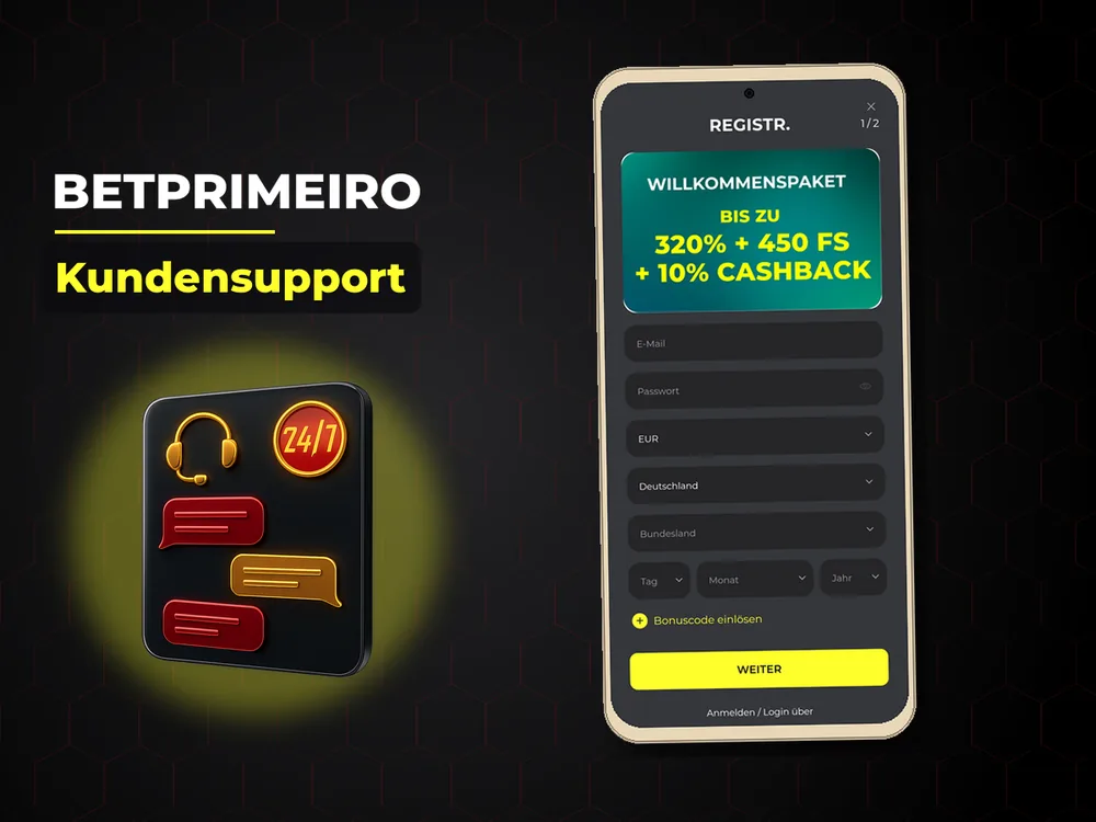 Betprimeiro - Kundensupport