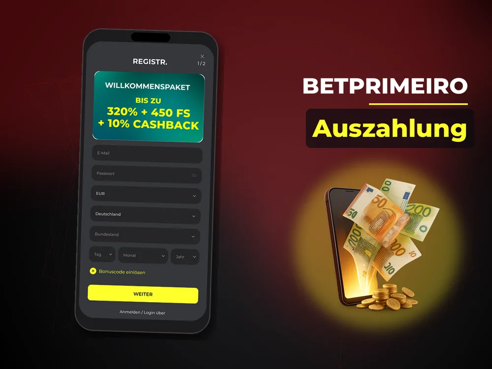 Betprimeiro - Auszahlung