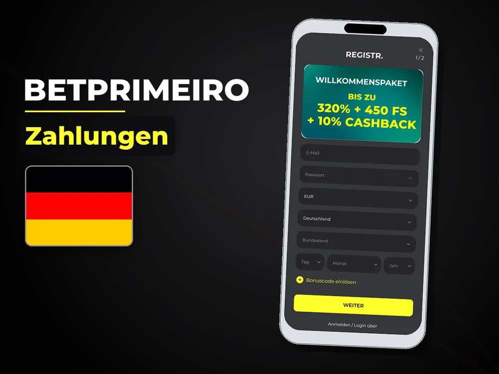 Betprimeiro - Zahlungen