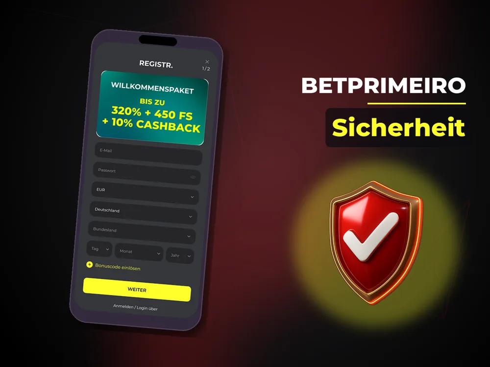 Betprimeiro - Sicherheit