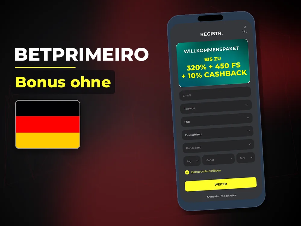 Betprimeiro - Bonus ohne